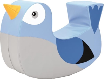 Image de Pouf oiseau, bleu